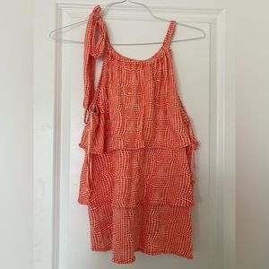 Micheal Kors Ruffled Top